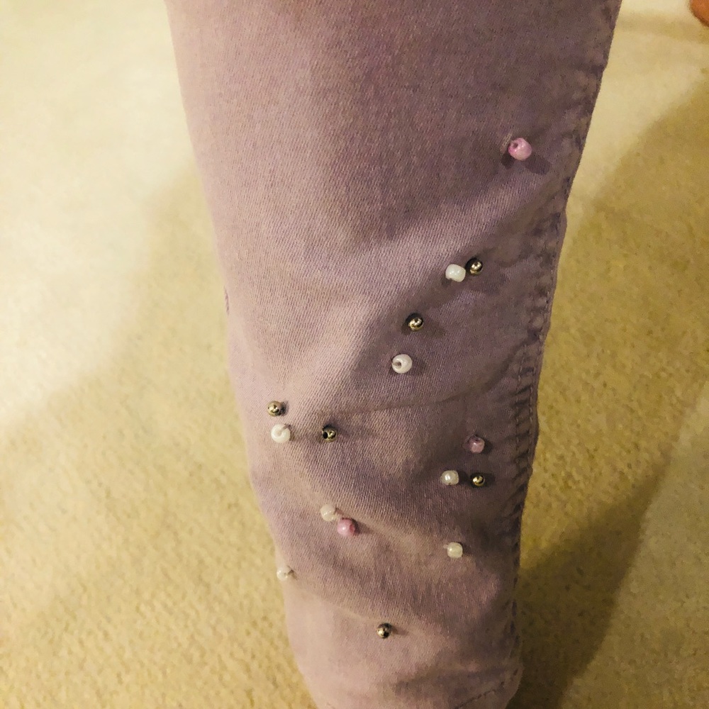 Only” Purple / Violet jeans, beaded - Size S - Picture 7 of 8